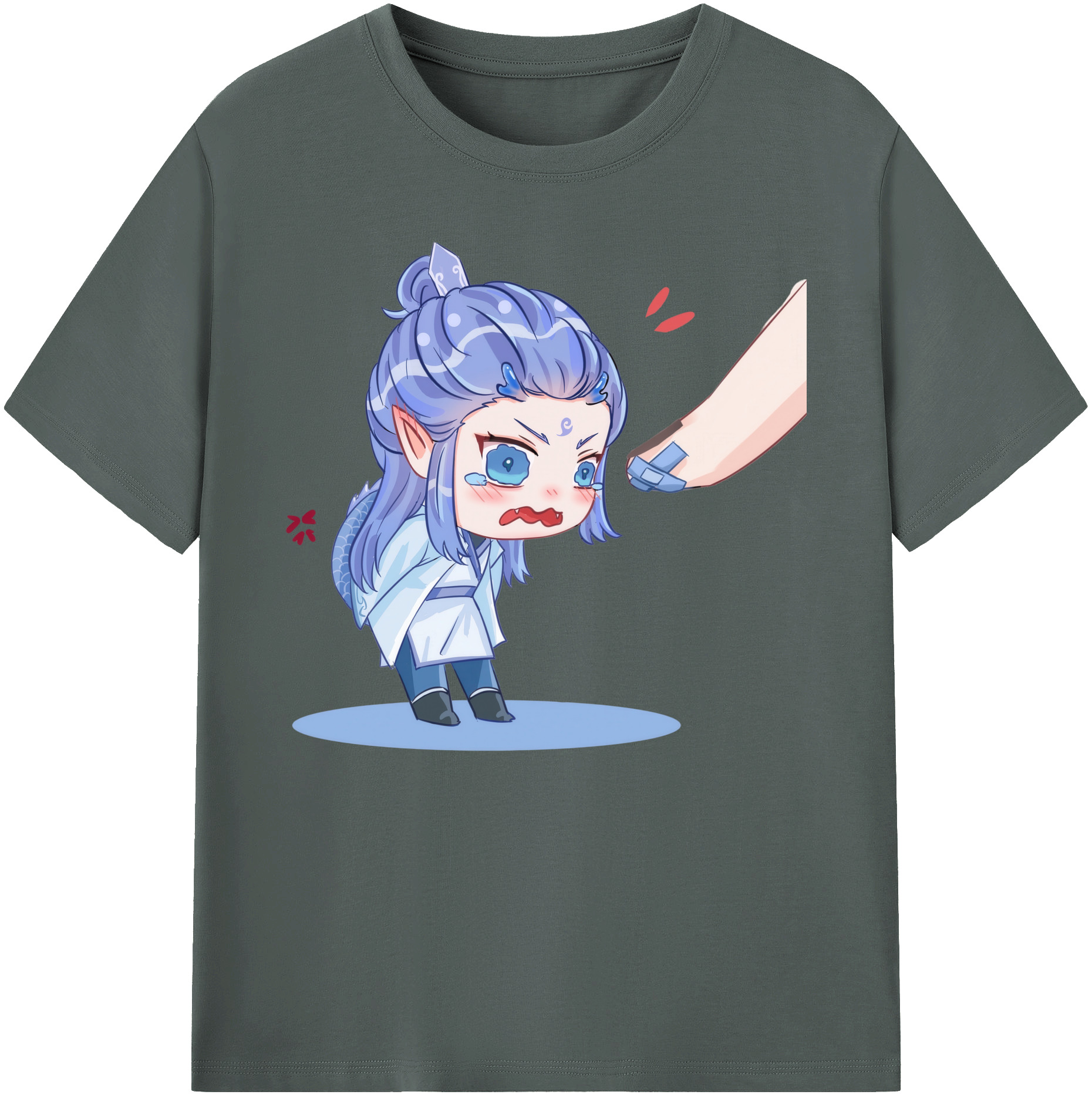 （画像用） Ne Zha 2 ナタ 魔童の大暴れ 綿100％ メンズ半袖Tシャツ｜肌触りやわらか＆通気性